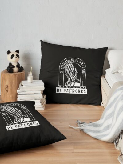 Herencia De Patrones 1 Throw Pillow Official Herencia De Patrones Merch